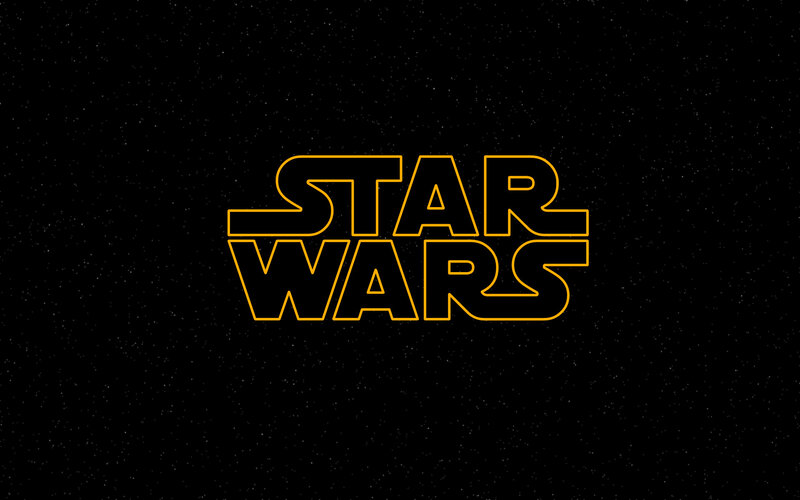 Star Wars logo on starfield