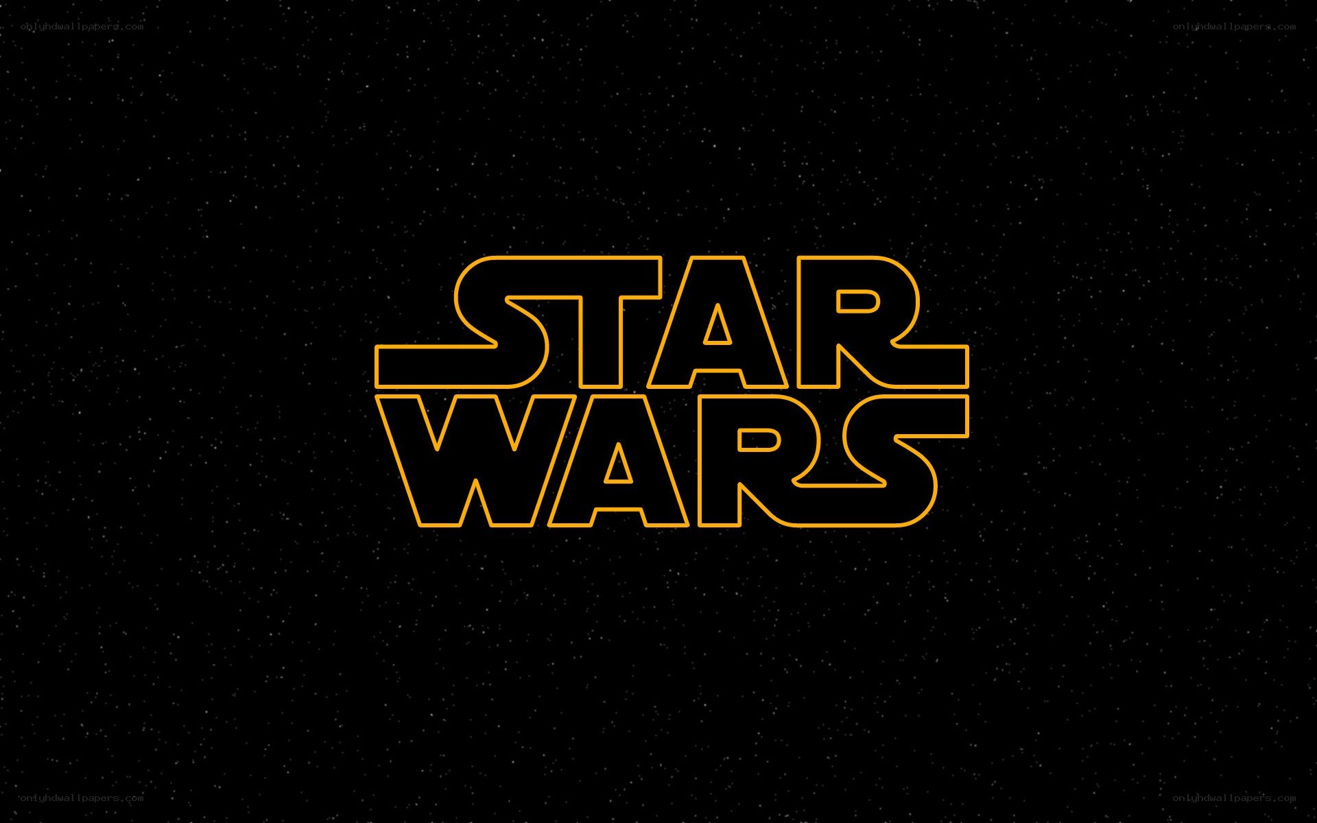 Star Wars logo on starfield