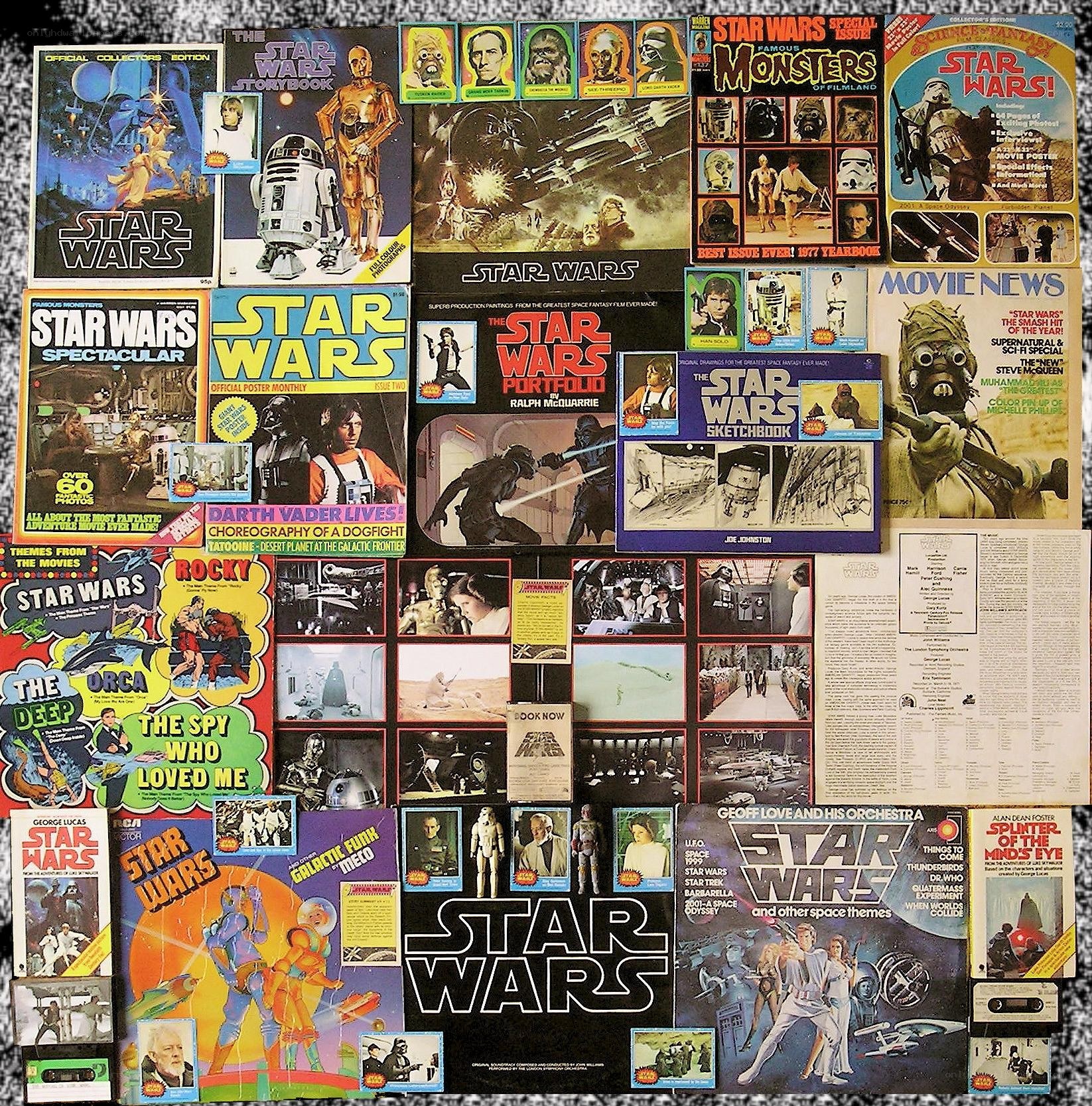 Star Wars memorabilia collection