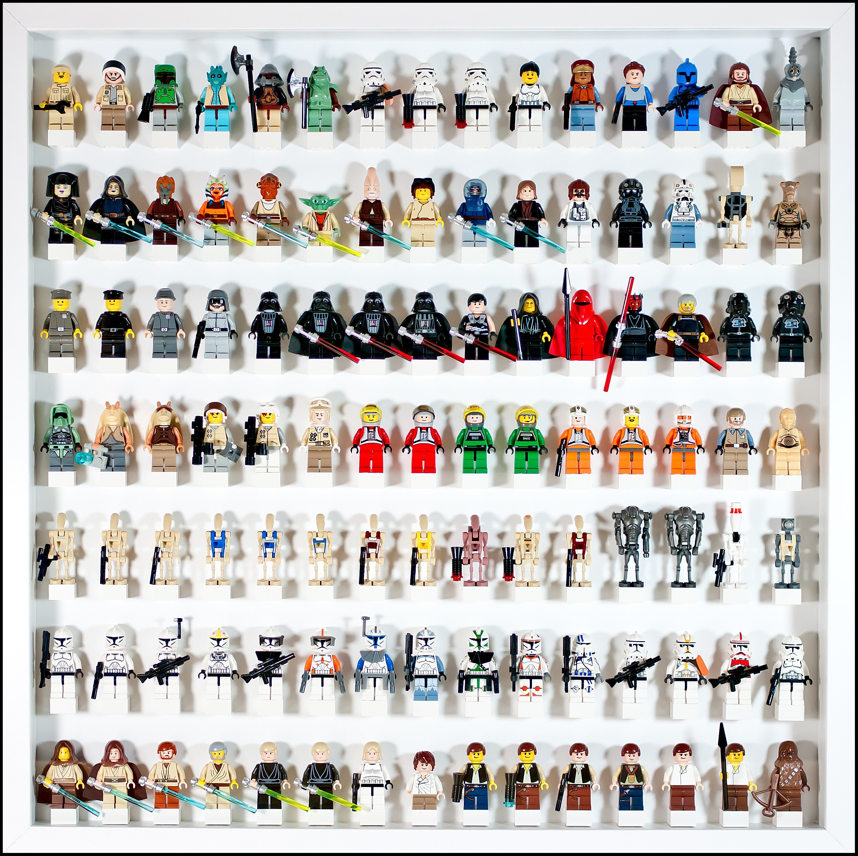 Star Wars minifigure collection
