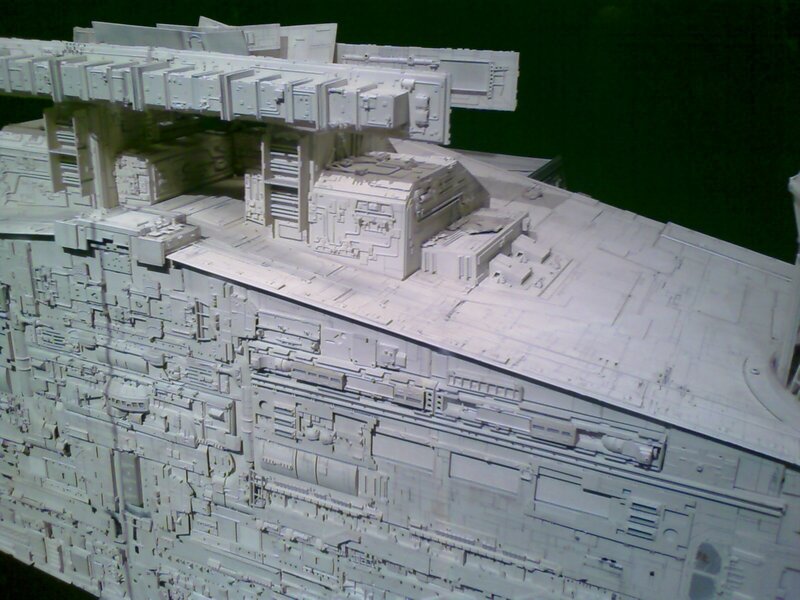 Star Wars model ship