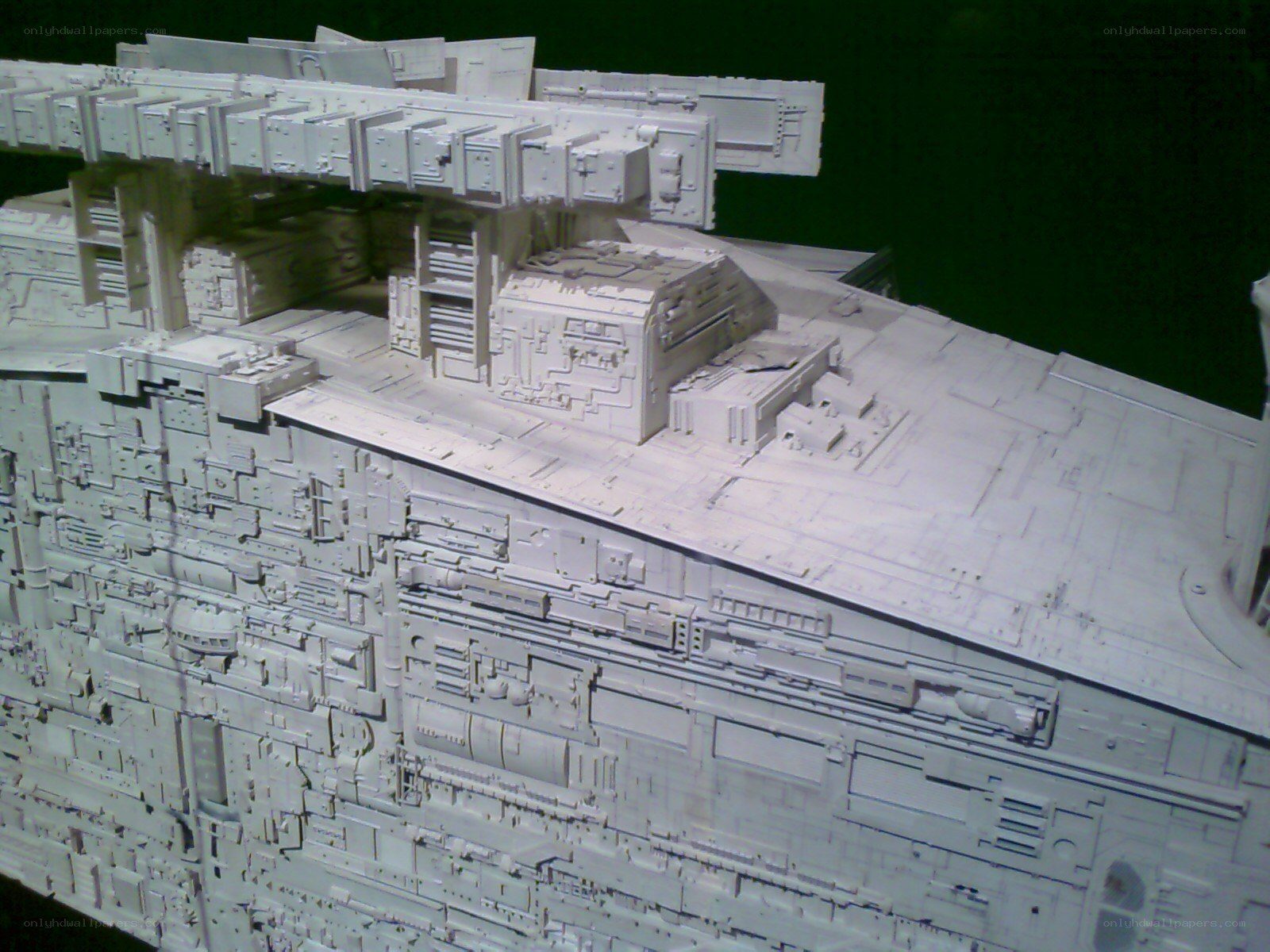 Star Wars model ship