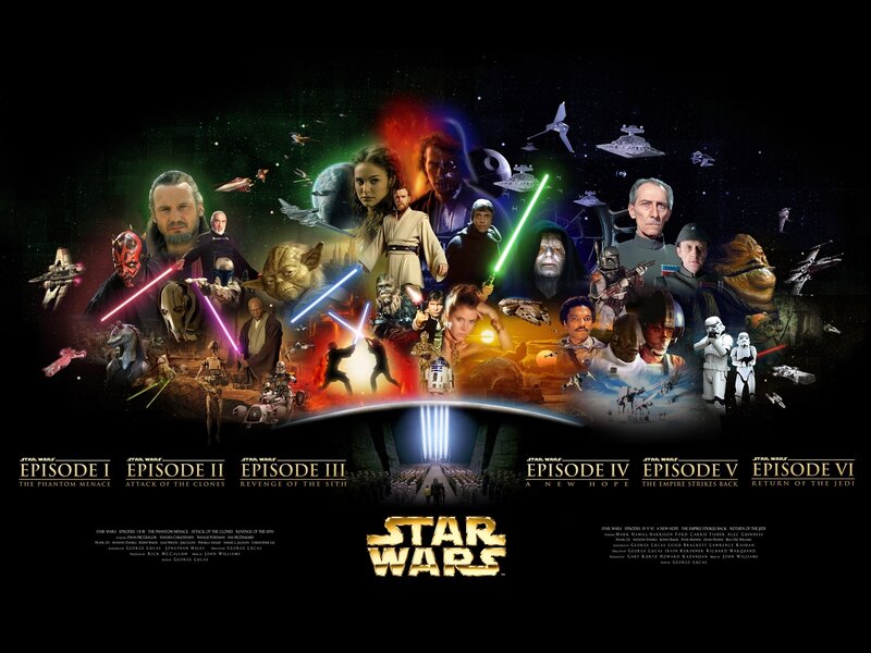 Star Wars Movie Characters — Black