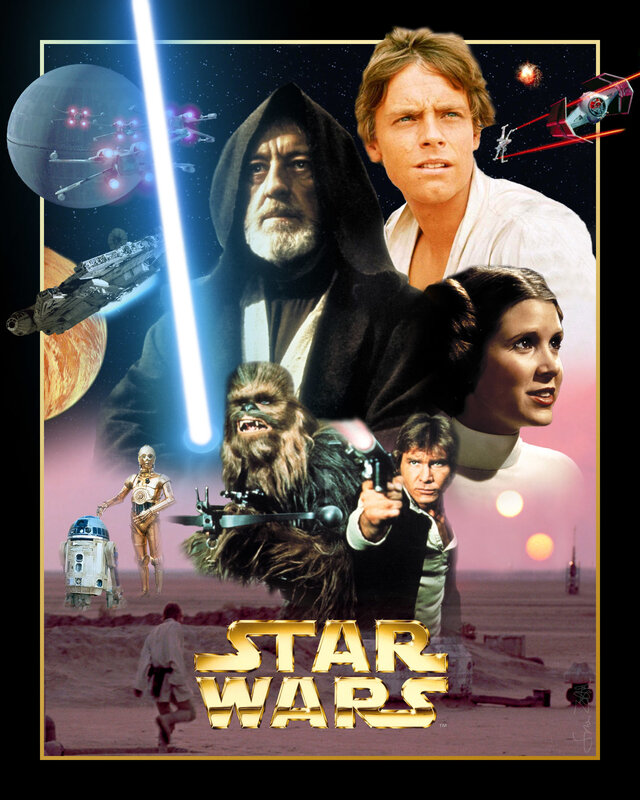 Star Wars movie poster