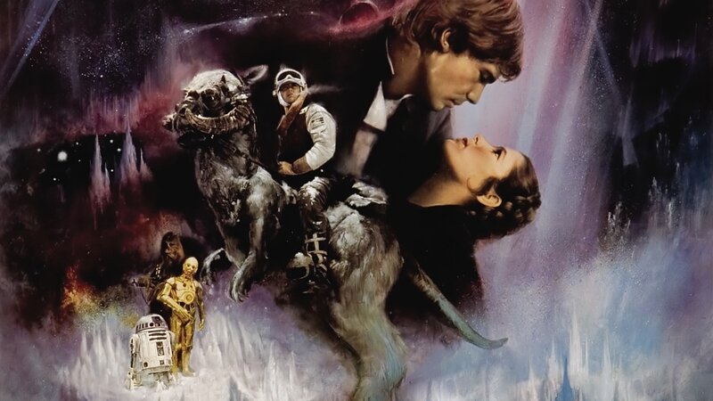 Star Wars movie poster art