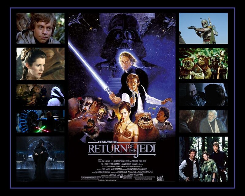 Star Wars Movie Poster — Blue