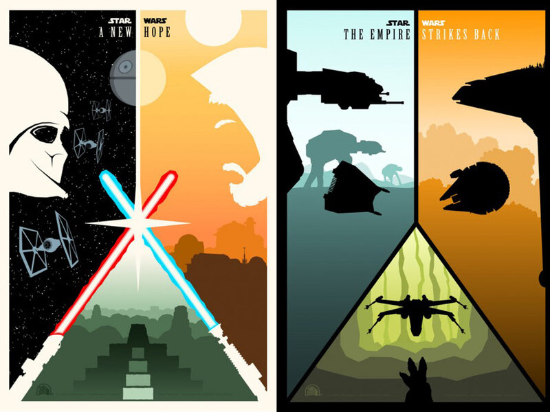 Star Wars movie posters