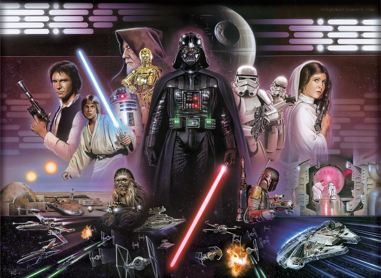 Star Wars original trilogy art