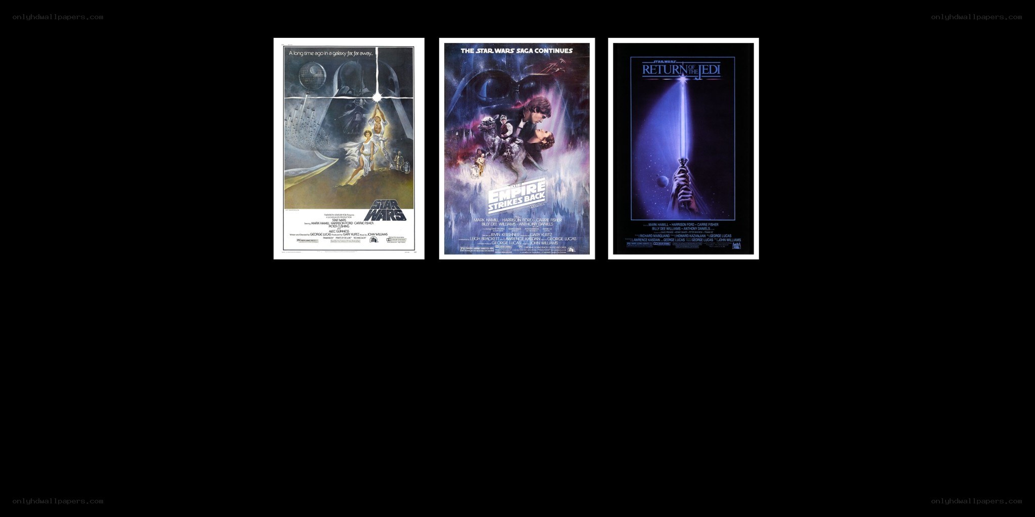 Star Wars original trilogy posters