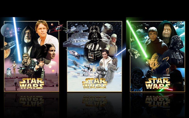 Star Wars original trilogy posters