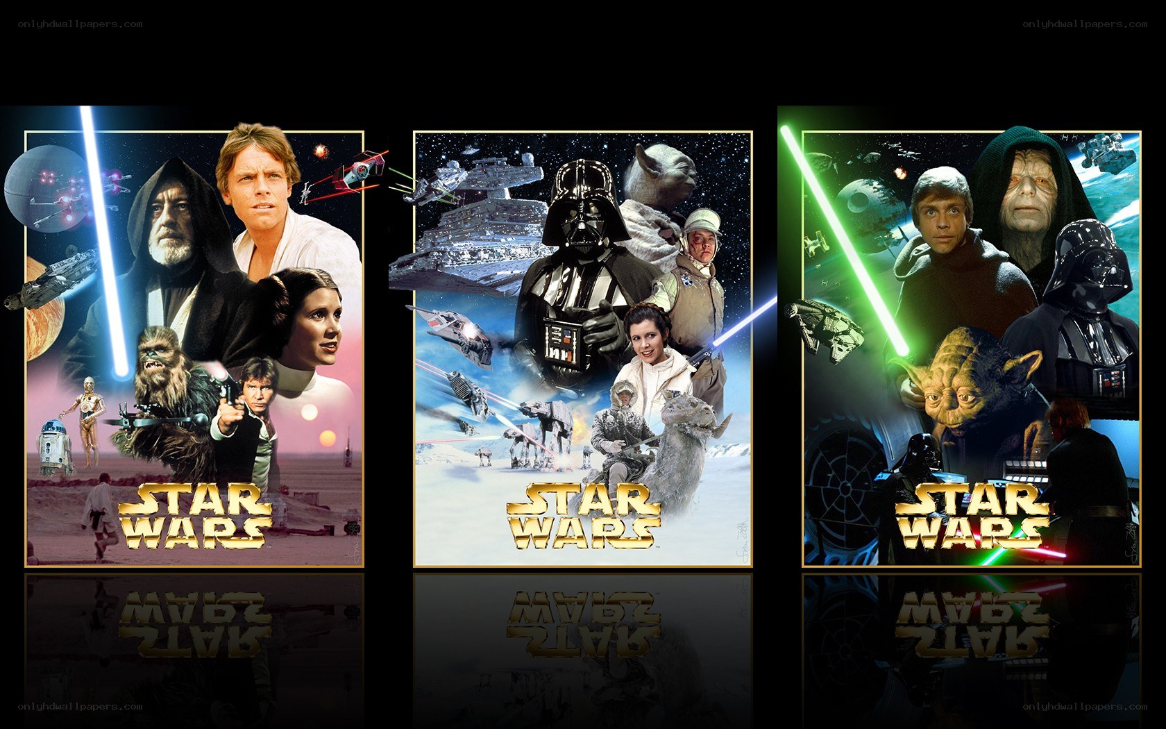 Star Wars original trilogy posters