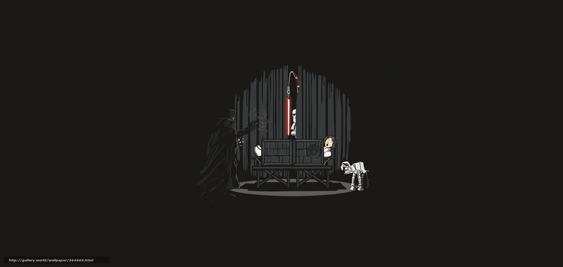 Star Wars parody scene