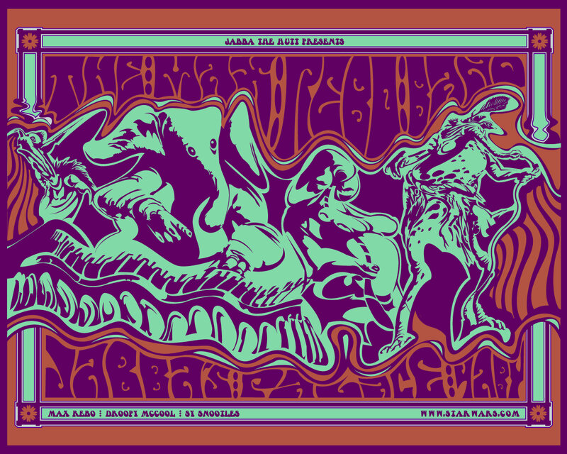 Star Wars psychedelic poster