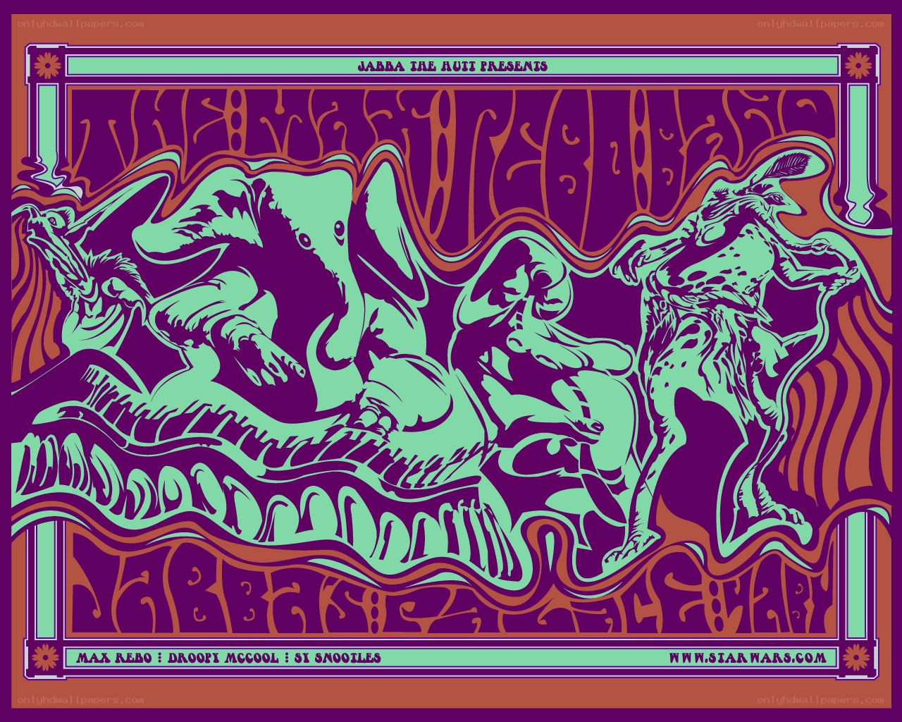 Star Wars psychedelic poster