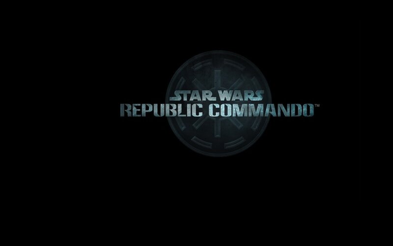 Star Wars Republic Commando Logo — Black