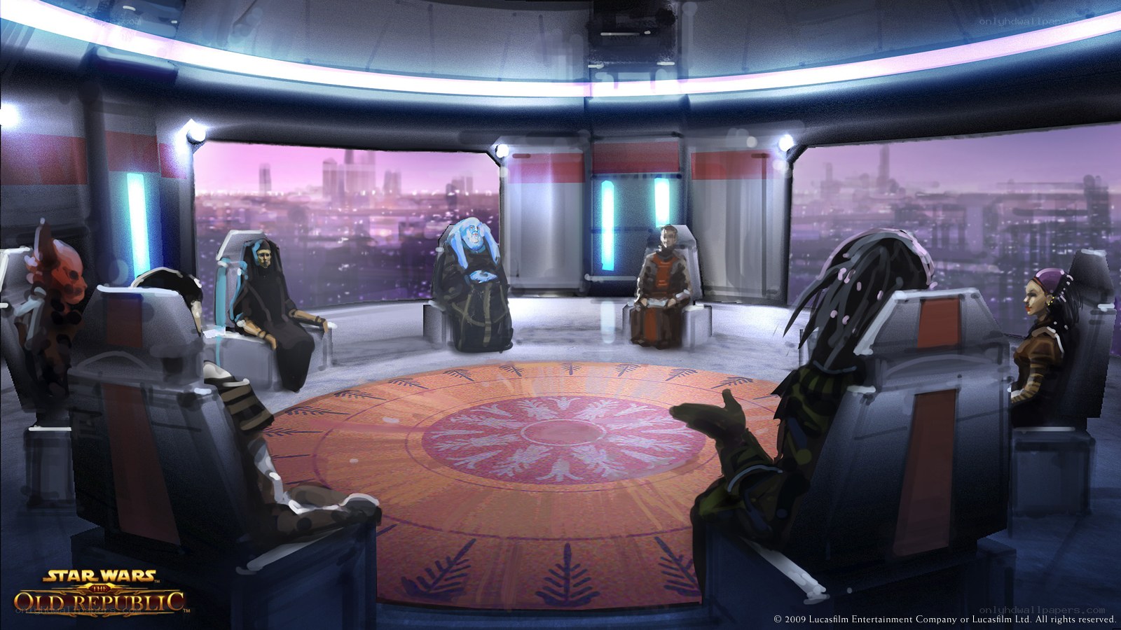 Star Wars Republic Council Room