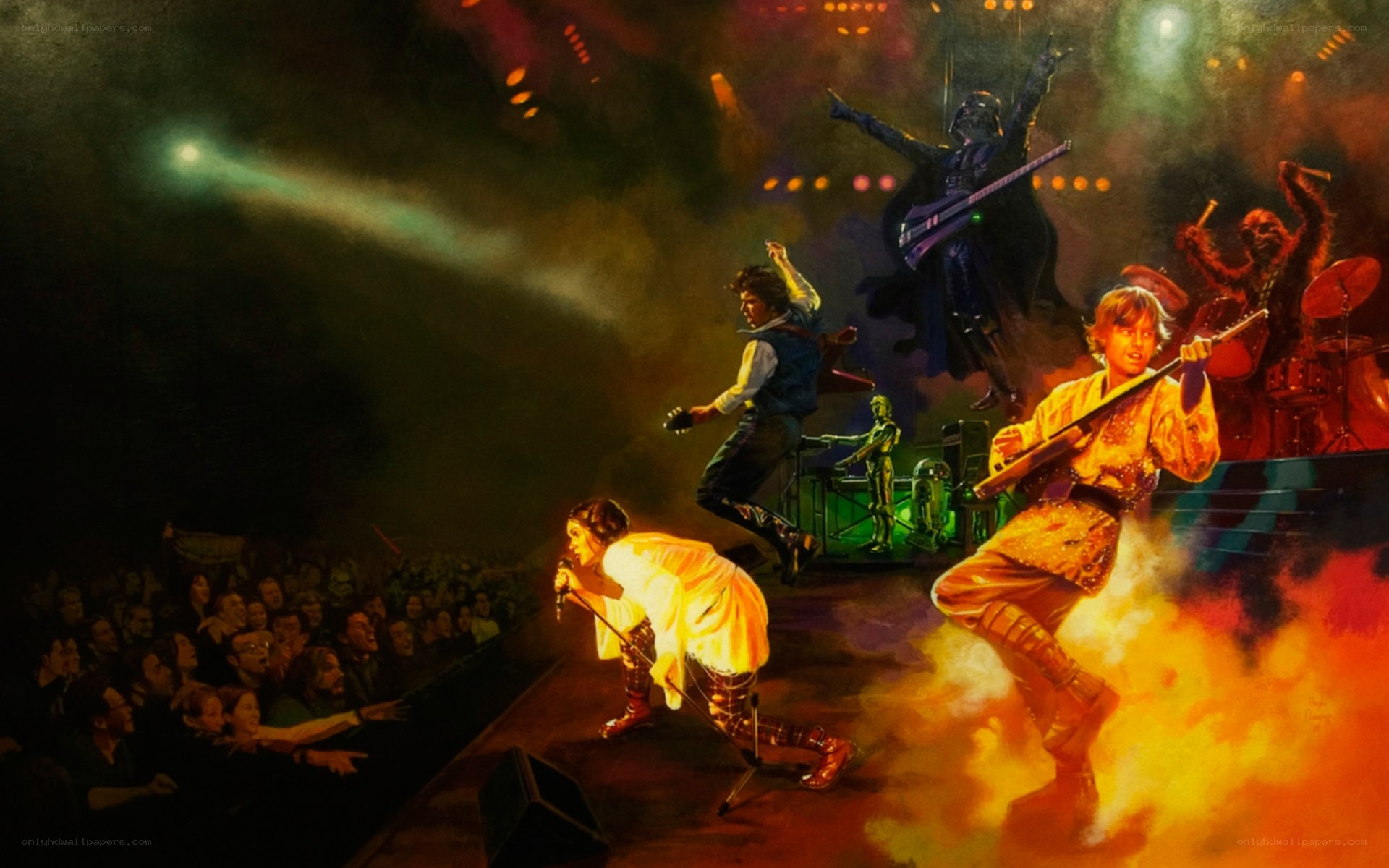 Star Wars rock concert