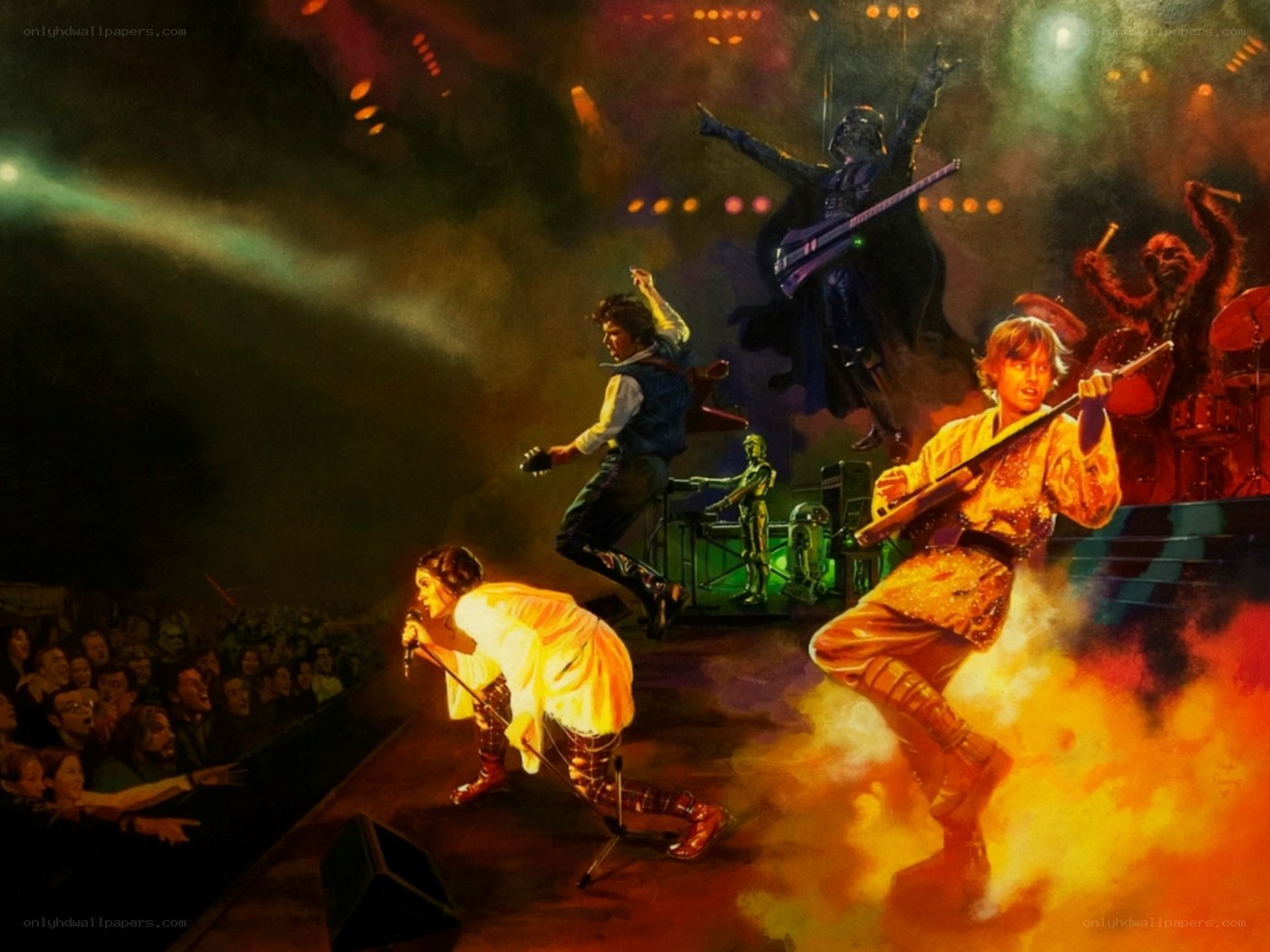 Star Wars rock concert