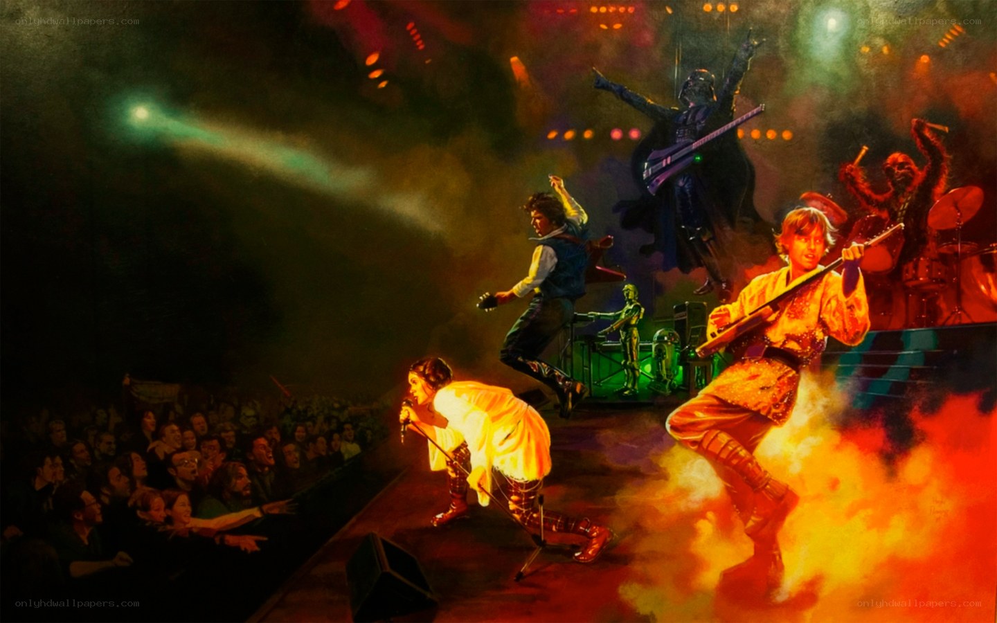 Star Wars rock concert