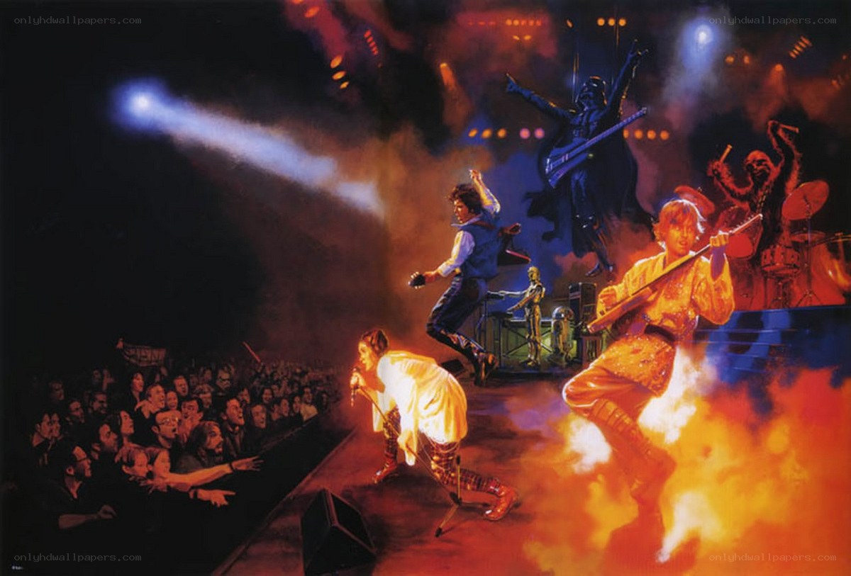 Star Wars rock concert