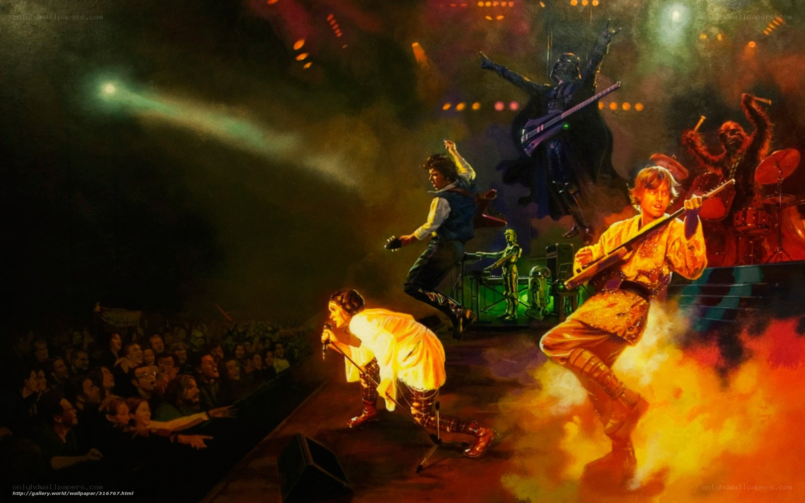 Star Wars rock concert