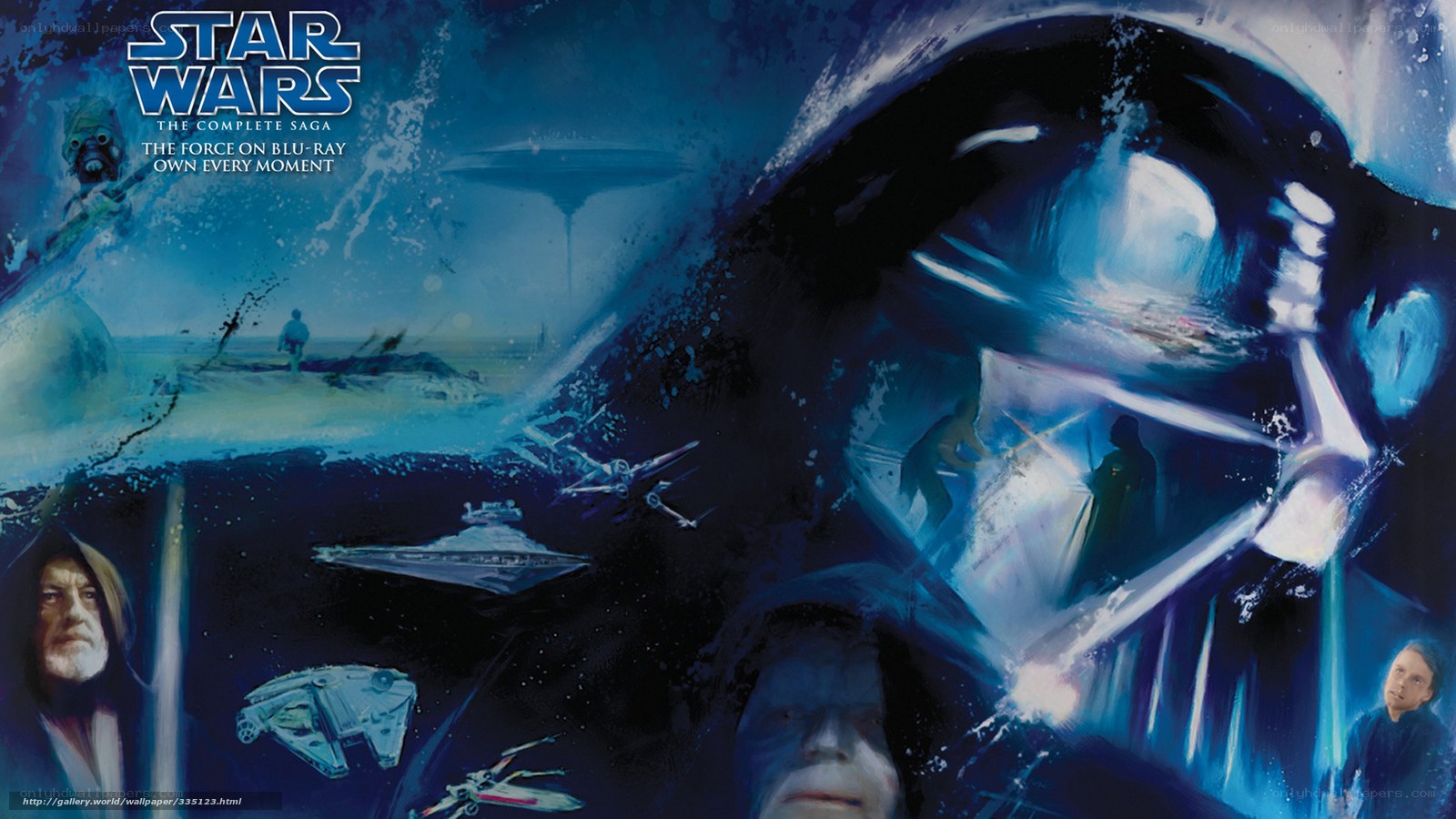 Star Wars saga collage artwork