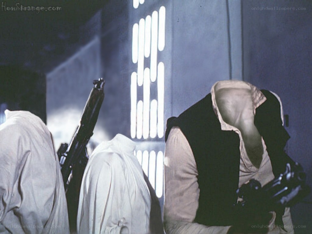 Star Wars scene with headless figures