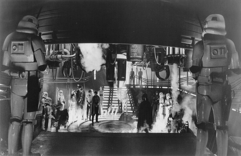 Star Wars scene with stormtroopers