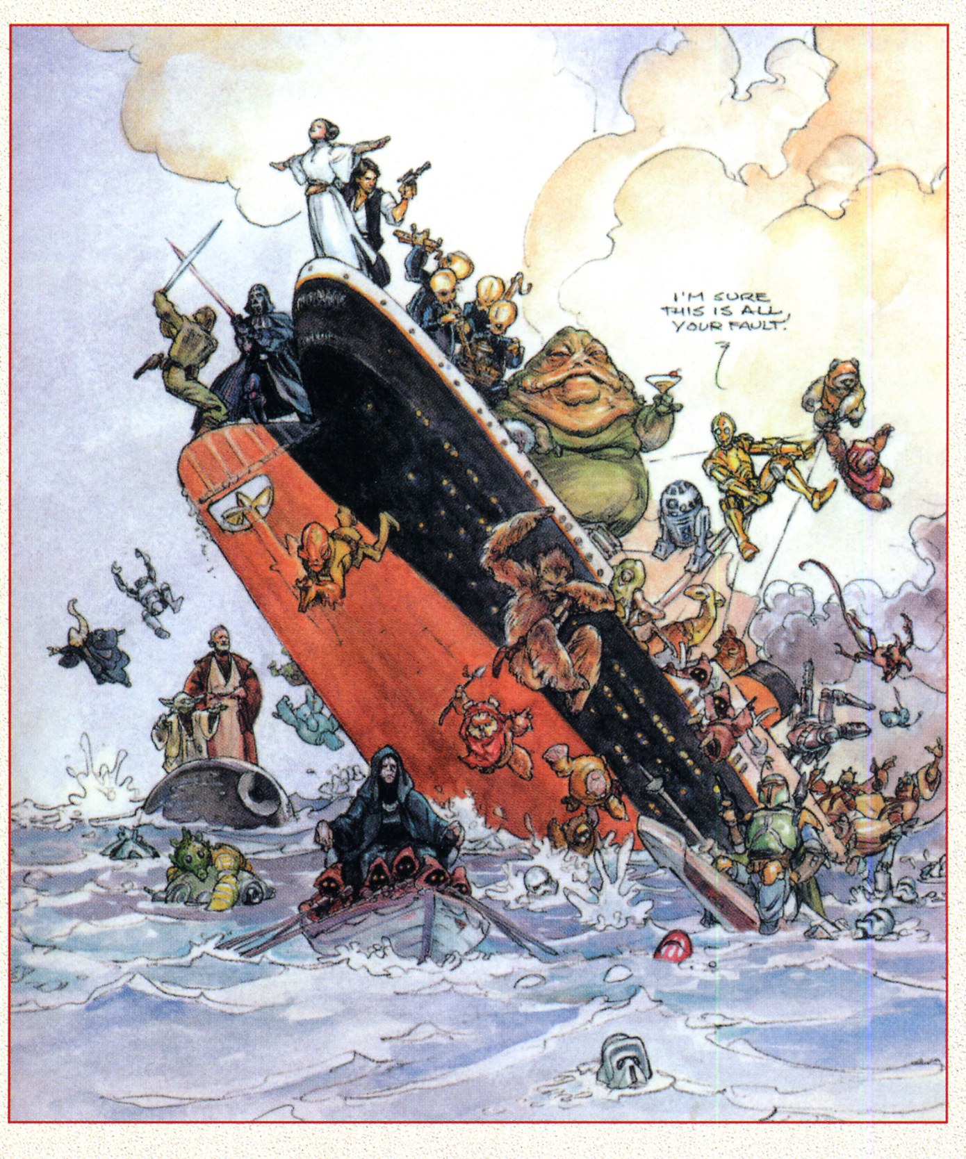 Star Wars shipwreck chaos