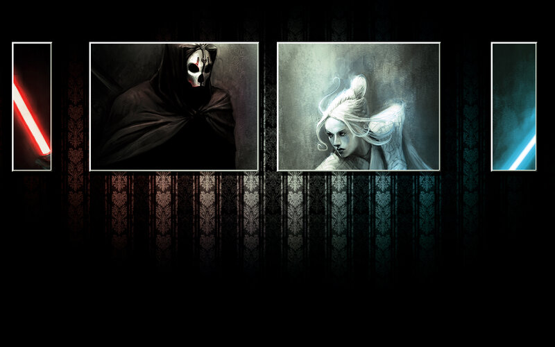 Star Wars Sith and Jedi art