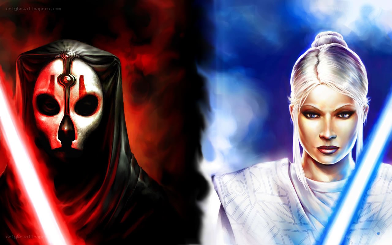 Star Wars Sith and Jedi duel