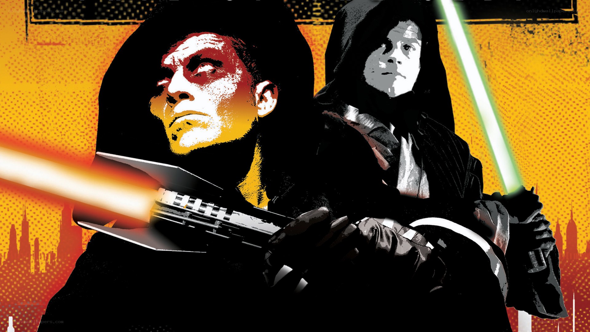 Star Wars Sith duel art