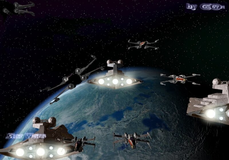 Star Wars Spacecraft — Blue