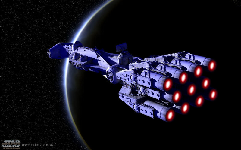 Star Wars Spaceship — Blue