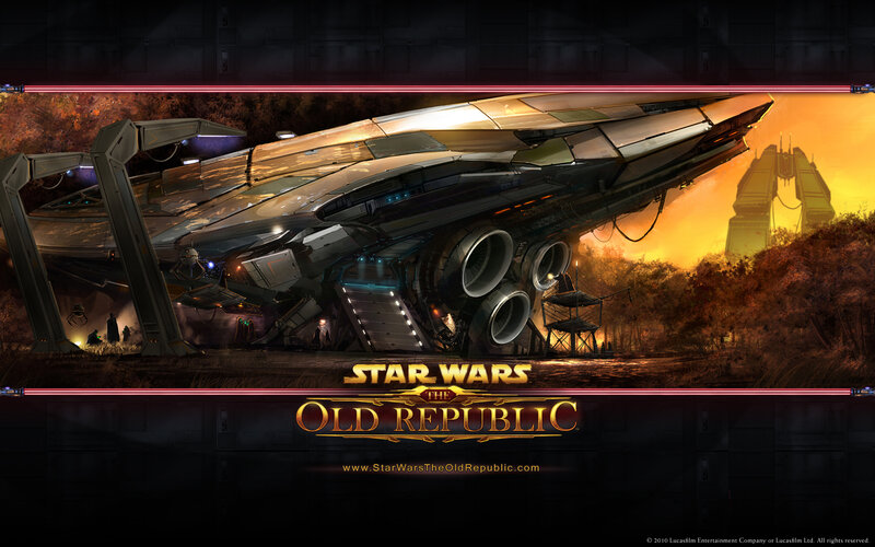 Star Wars Spaceship — Orange, Dramatic