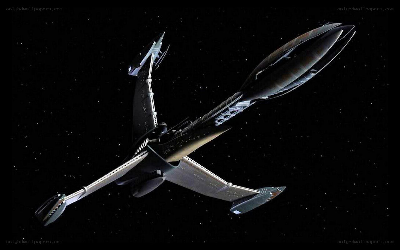 Star Wars starfighter in space