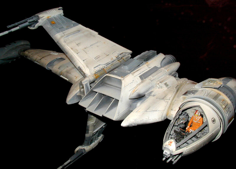 Star Wars starfighter model