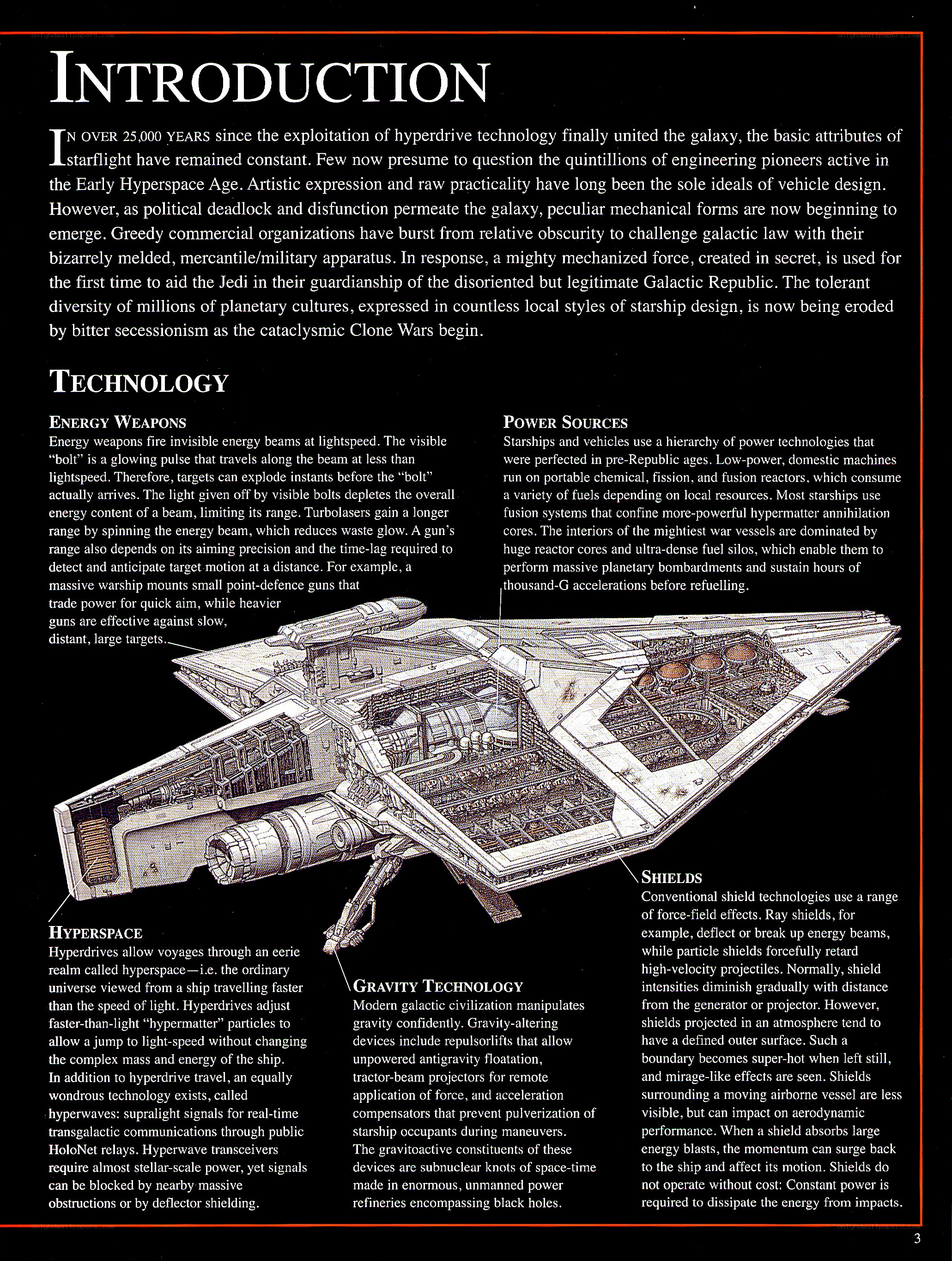 Star Wars starship design guide