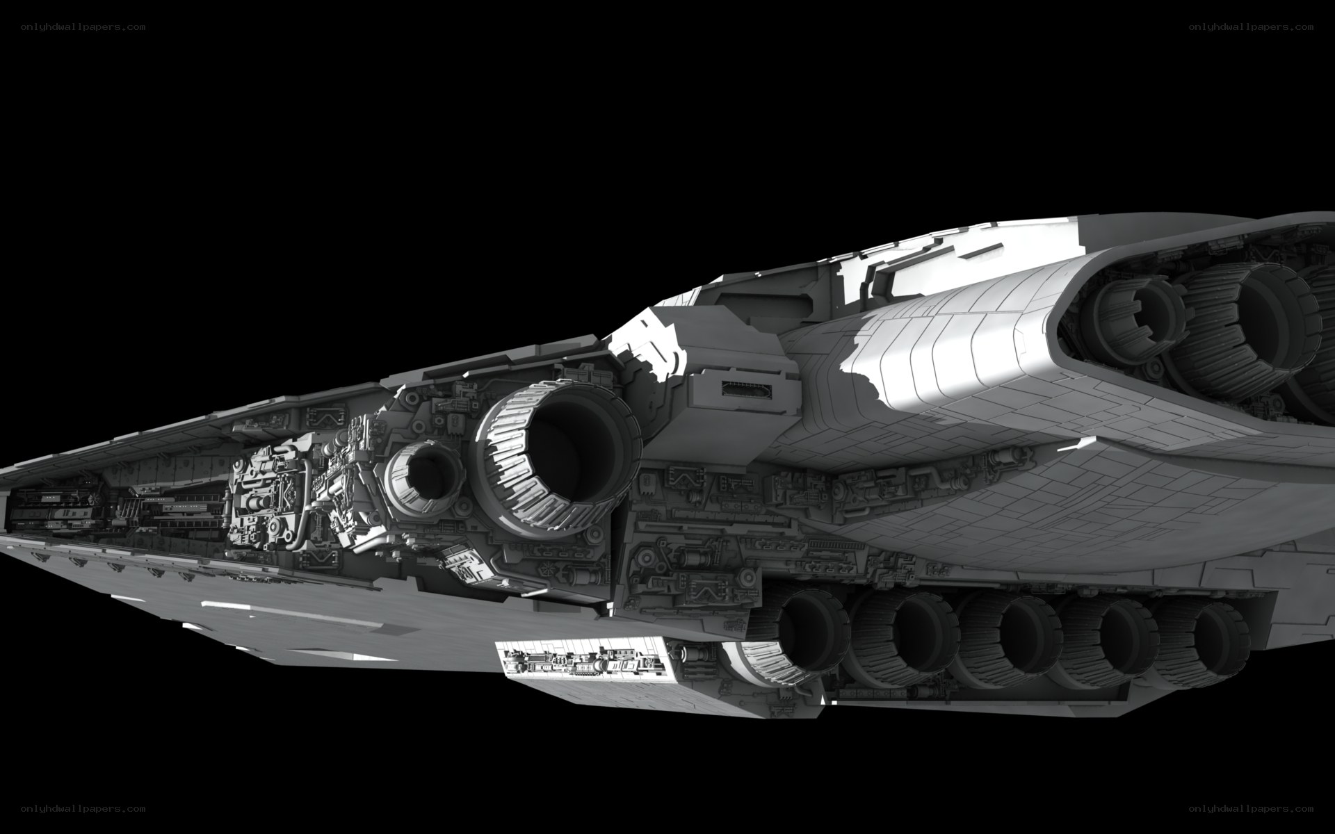 Star Wars starship model
