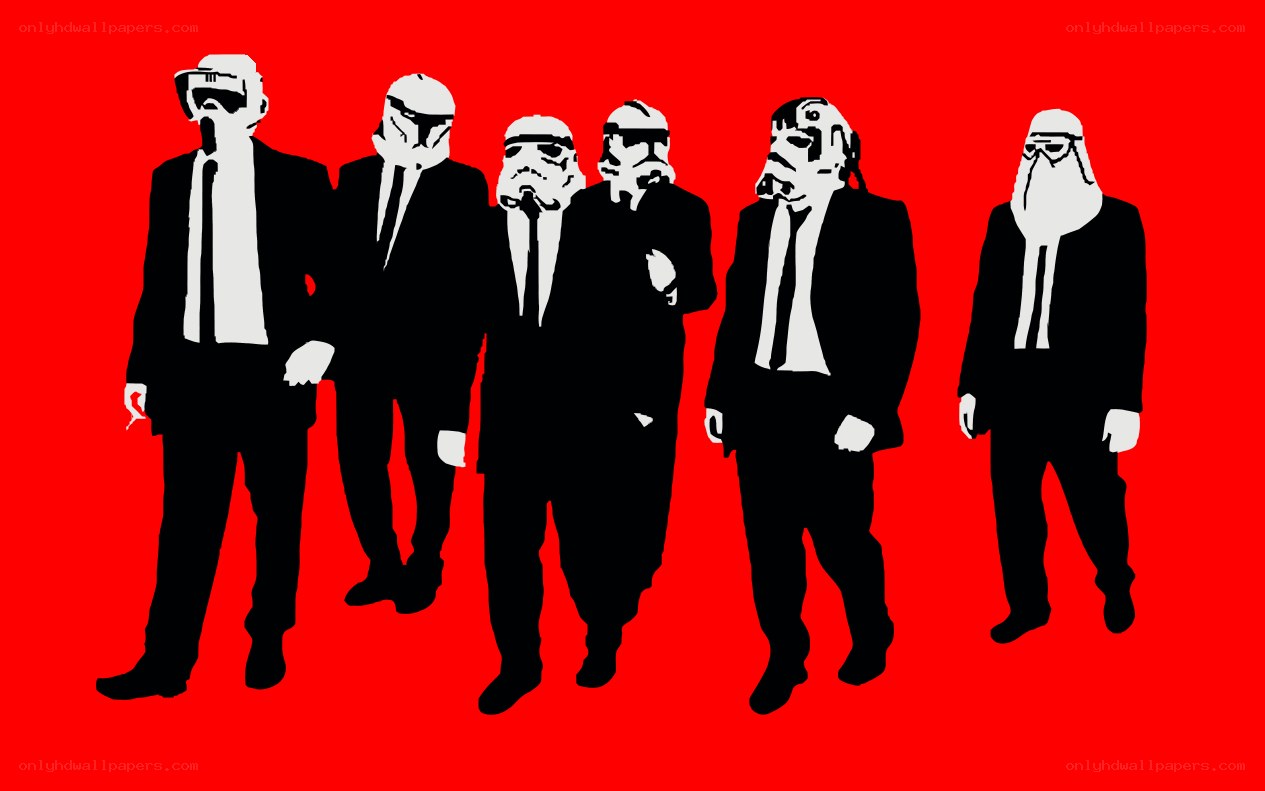 Star Wars stormtroopers in suits