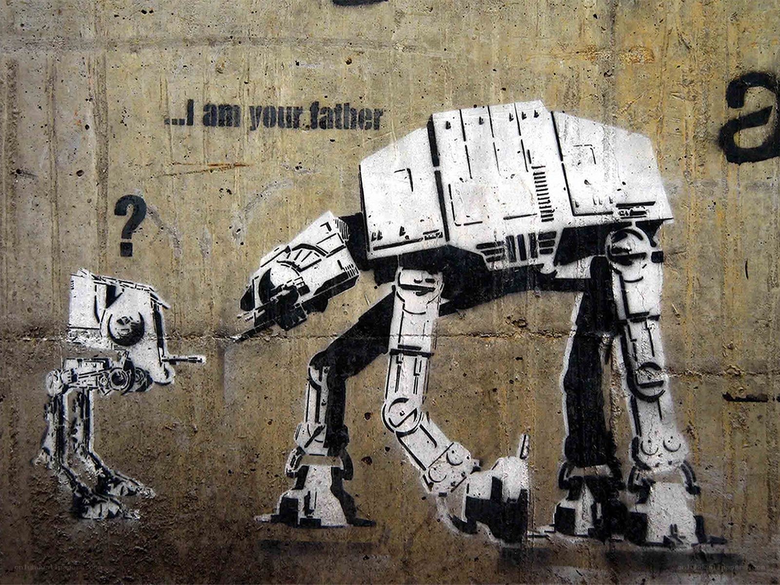 Star Wars street art graffiti