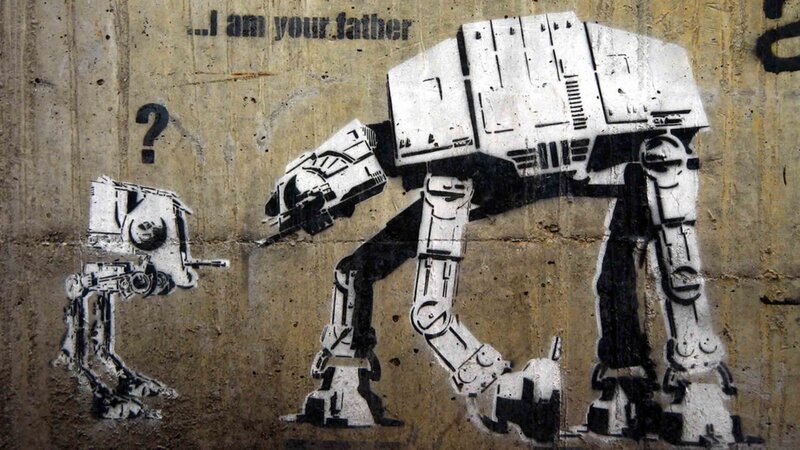 Star Wars street art graffiti