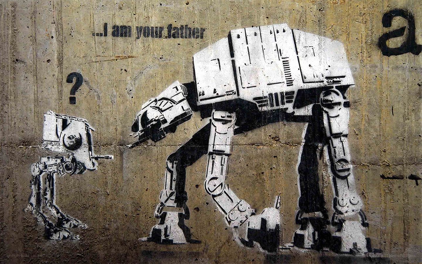 Star Wars street art graffiti