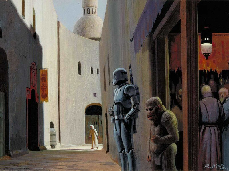 Star Wars street scene