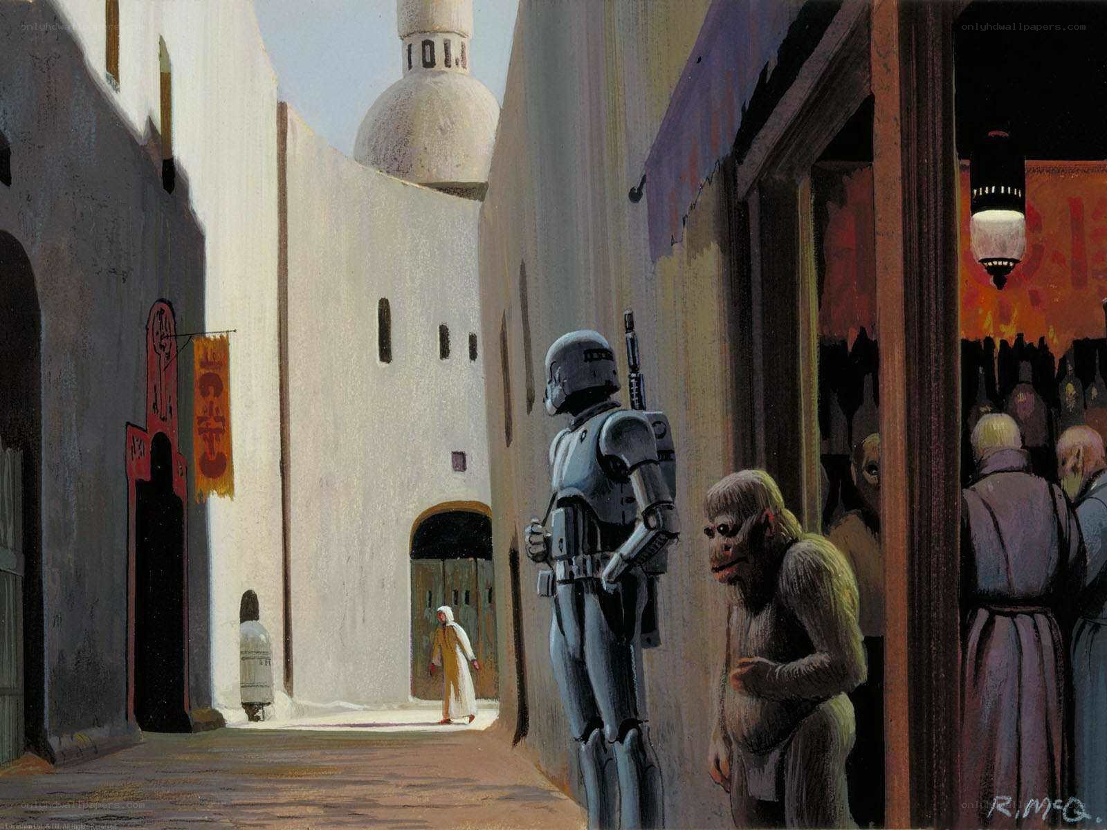 Star Wars street scene