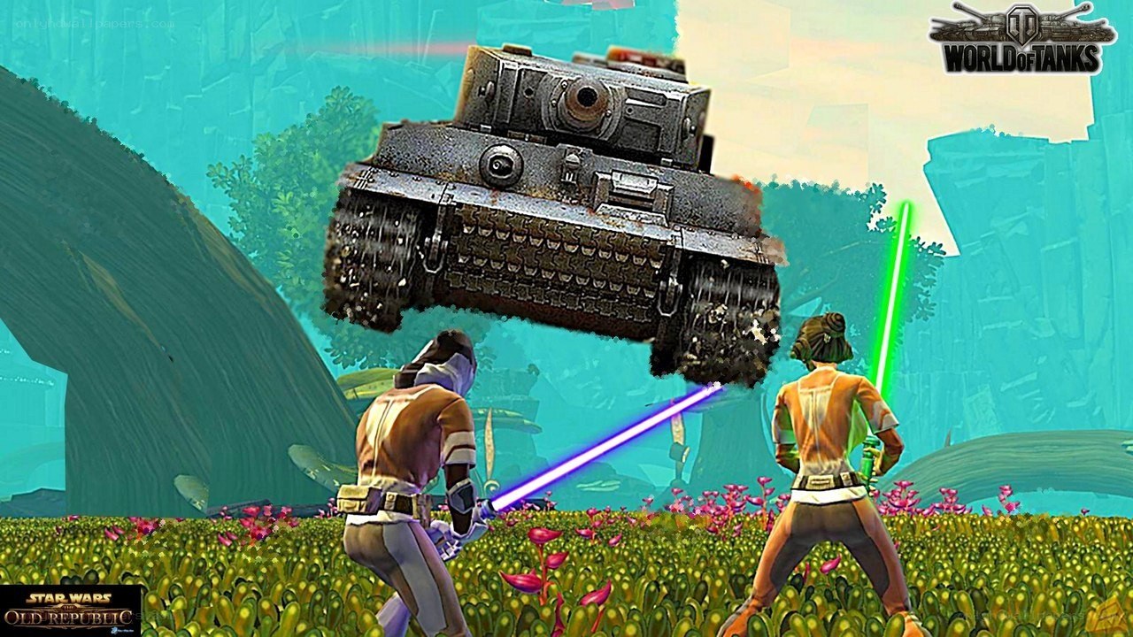 Star Wars tank battle