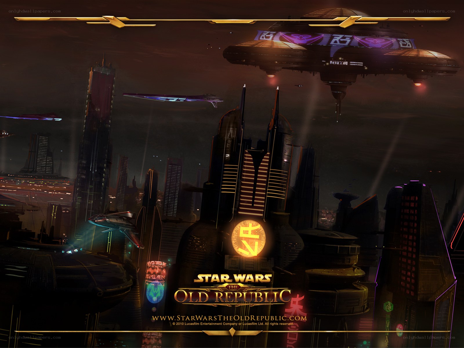 Star Wars: The Old Republic cityscape