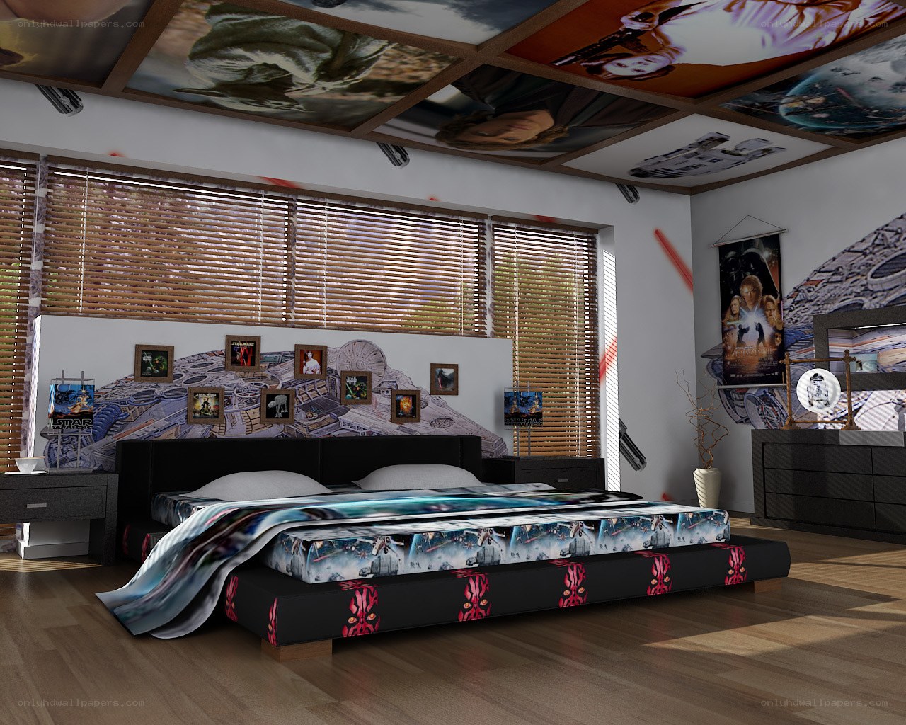 Star Wars themed bedroom