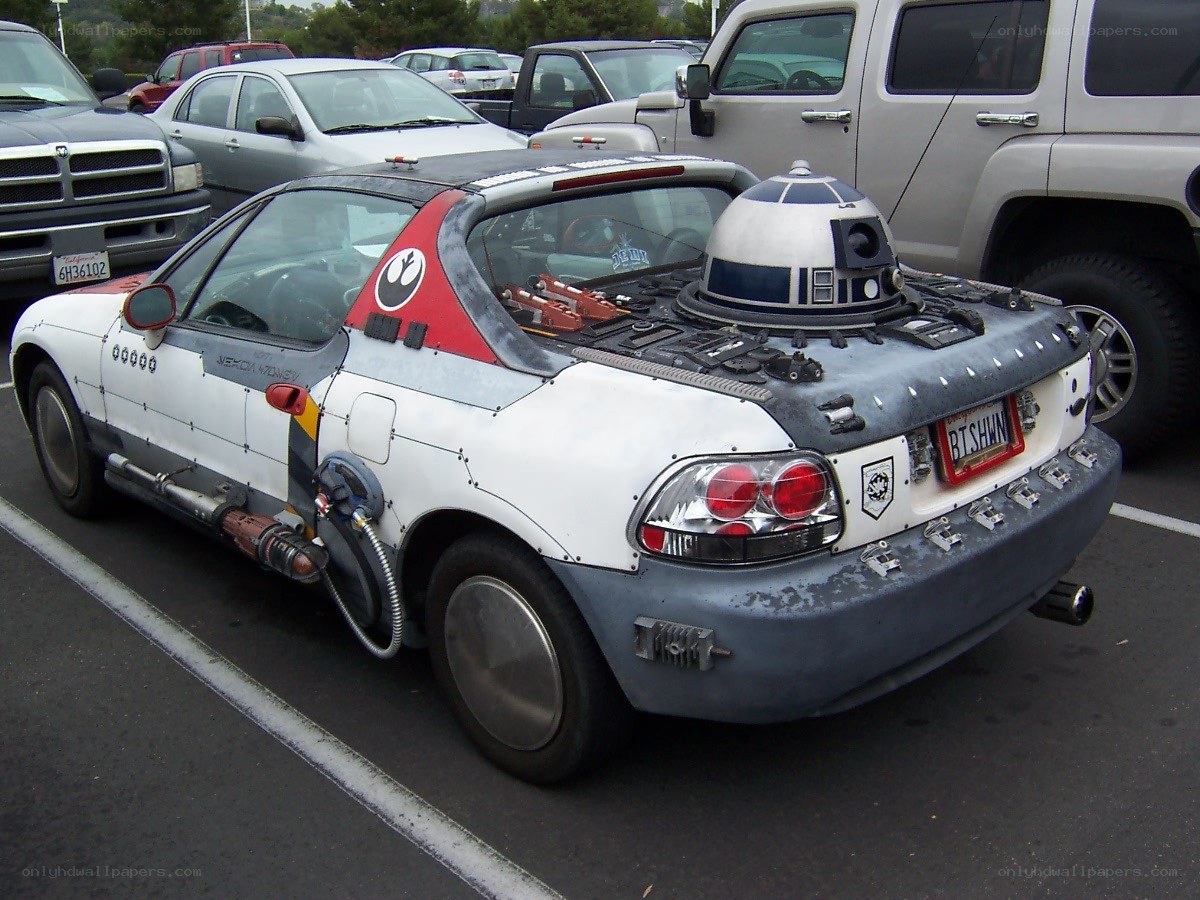 Star Wars-themed custom car