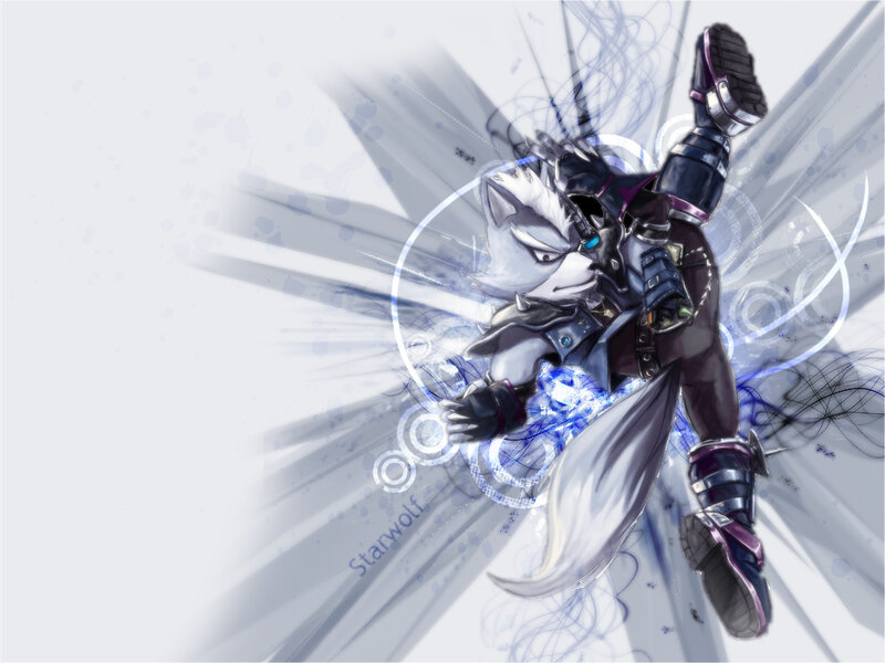 Star Wolf character in action